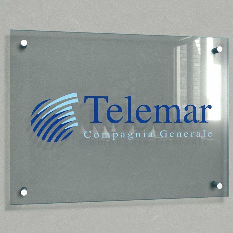 Telemar Targa Personalizzata Piccolo Formato